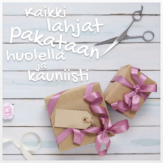 Nettilahja - Kaikki lahjat pakataan kauniisti ja huolella